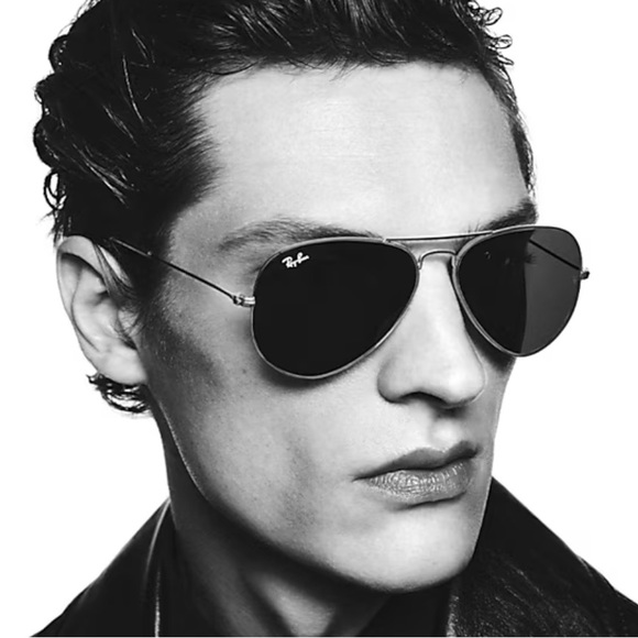 Ray-Ban Brown Gunmetal Men’s Aviator Sunglasses - Picture 2 of 14